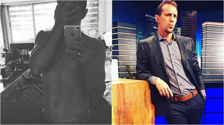 La selfie hot de José Chatruc, a puro abdominal: Alguien que me enchufe