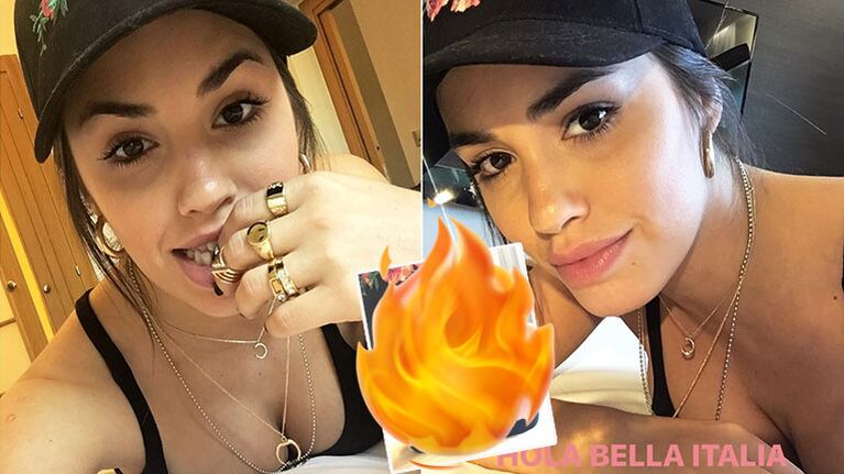 La selfie súper ratonera de Lali Espósito desde la cama