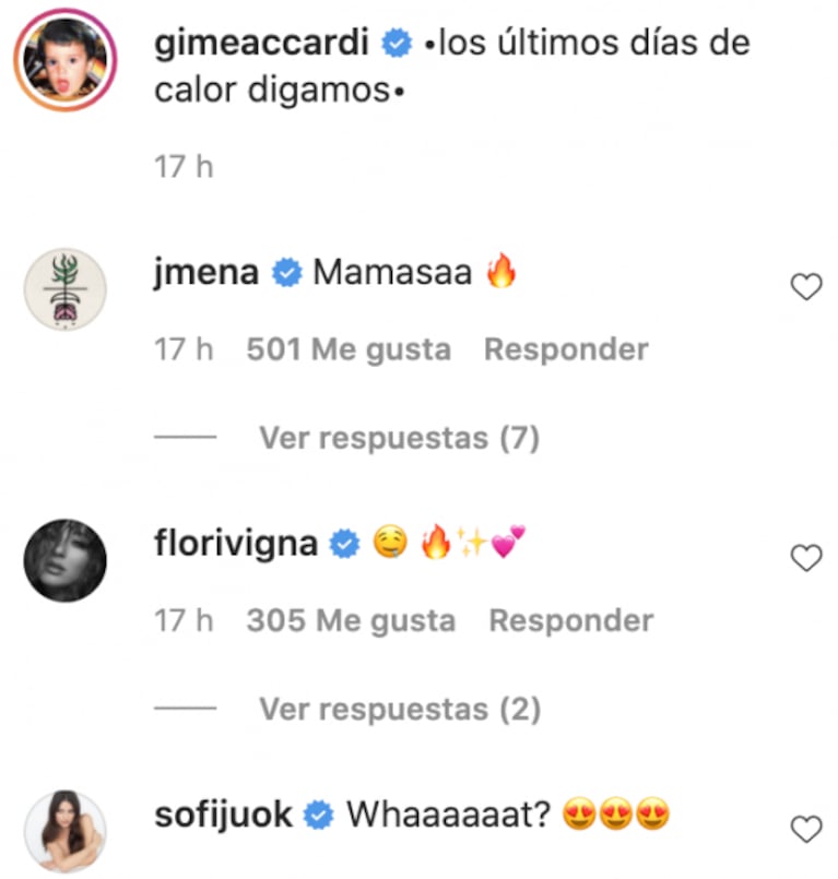La sensual foto de Gimena Accardi en topless desde la playa: "Los últimos días de calor"