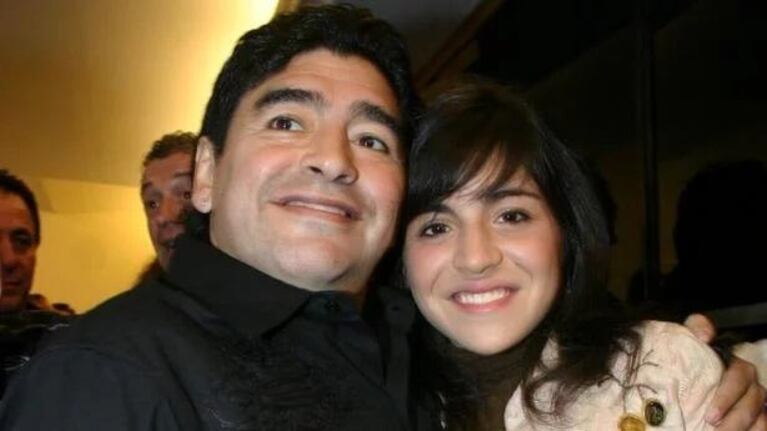 La significativa foto inédita de Diego que compartió Gianinna Maradona en las redes (Foto: Web)