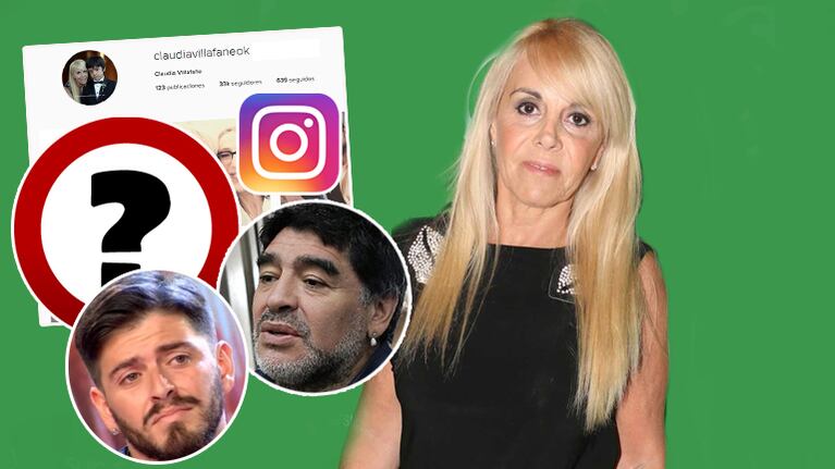 La significativa publicación de Claudia Villafañe (Foto: Instagram y web)