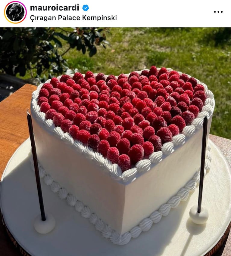 La sorpresa de la China Suárez a Mauro Icardi por su cumpleaños (Foto: Instagram/@mauroicardi).