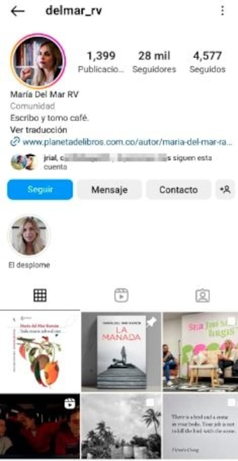 La sorpresiva reacción de María del Mar Ramón, la escritora colombiana que estaba con Jorge Rial cuando se descompensó
