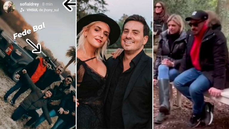 La sorpresiva reconciliación de Fede Bal y Sofia Aldrey: las fotos que los muestran nuevamente juntos