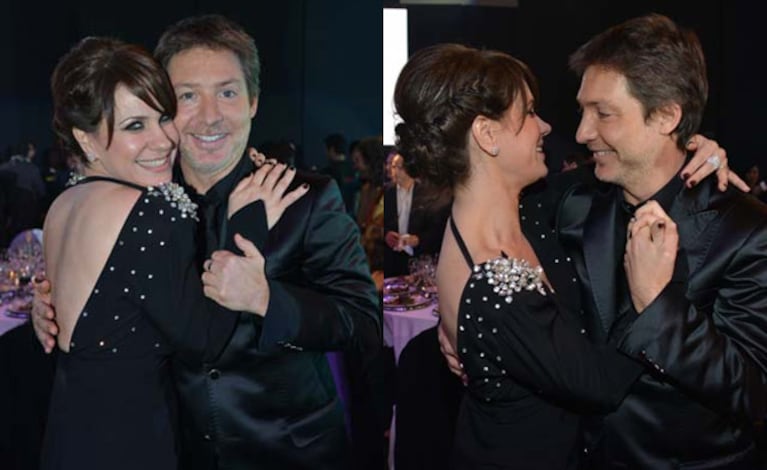 La sorpresiva reconciliación de Nancy Dupláa y Adrián Suar. (Foto: El Trece)
