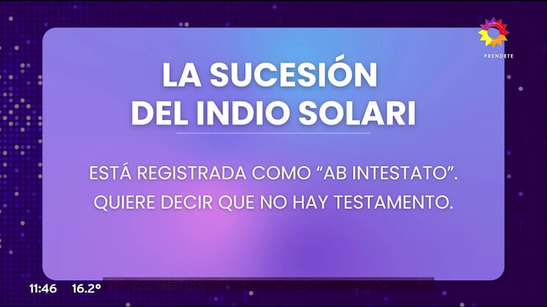 La sucesión del Indio Solari.