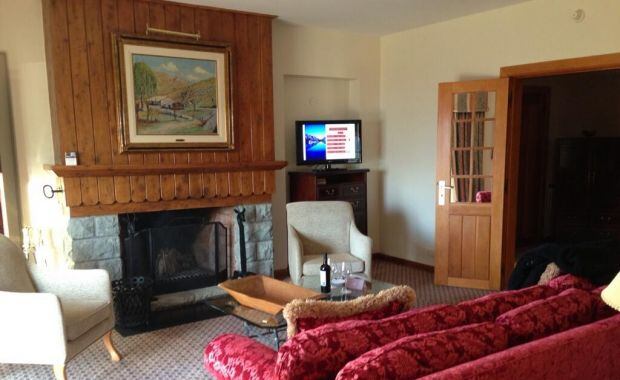 La suite presidencial del hotel Llao Llao (Foto: Twitter).