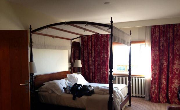La suite presidencial del hotel Llao Llao (Foto: Twitter).