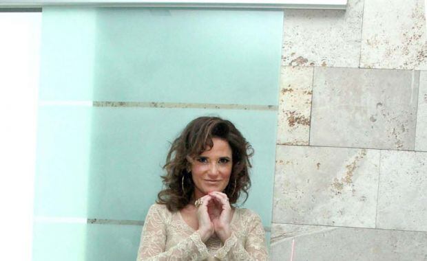 La súper torta del festejo de cumple de María Fernanda Callejón. (Foto: Prensa Nicolás Di Raimondo)