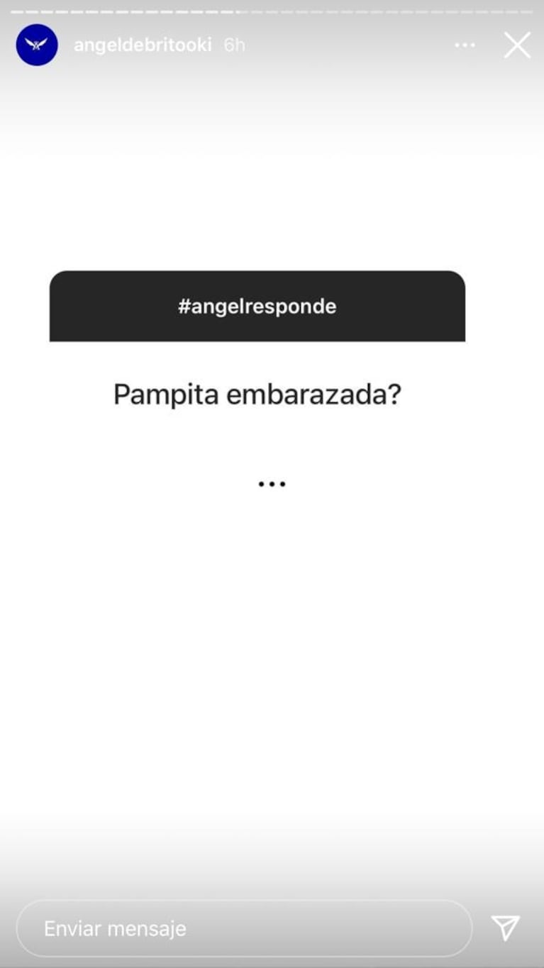 La suspicaz respuesta de Ángel de Brito cuando le preguntaron si Pampita está embarazada