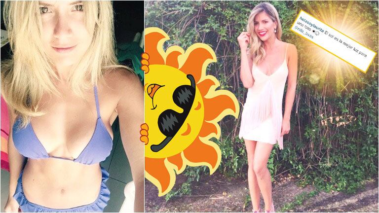 La táctica de Laurita Fernández para salir linda en las fotos (Fotos: Instagram)