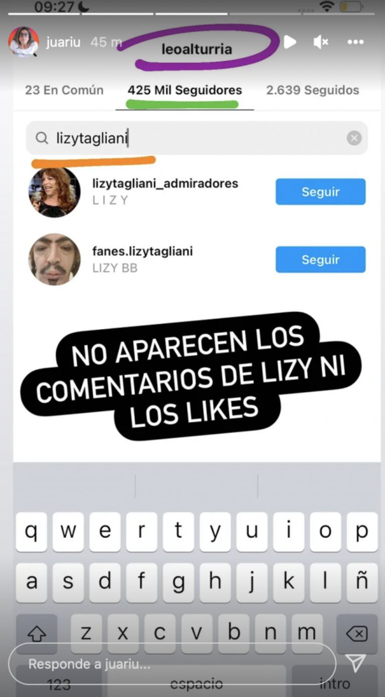 La tajante decisión de Lizy Tagliani en medio del escándalo con Leo Alturria: lo bloqueó de Instagram