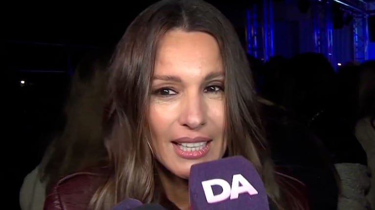 La tajante respuesta de Pampita cuando le preguntaron por Vicuña (captura de América TV)