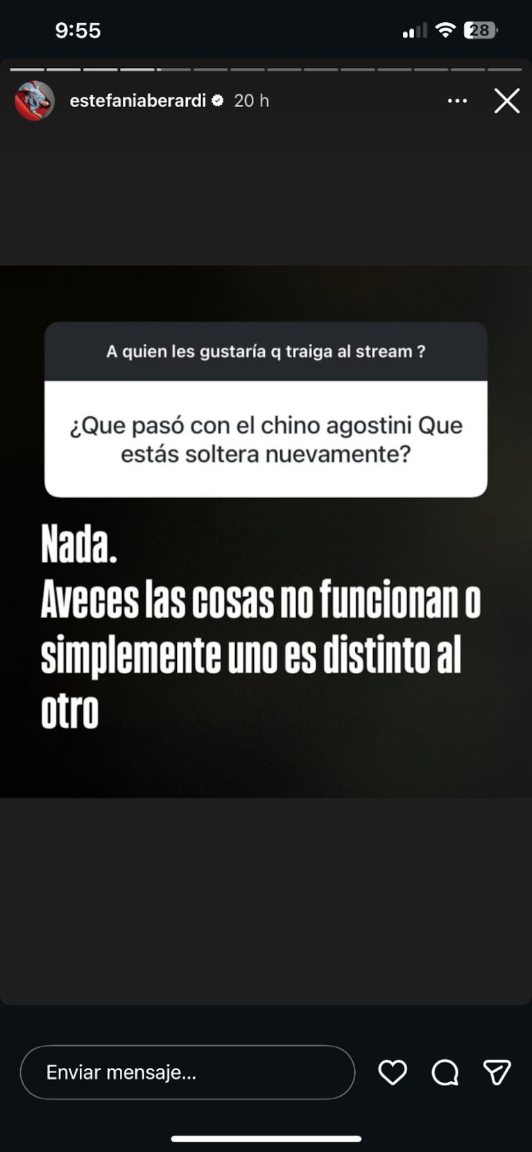 La Tana de Gran Hermano se separó de Chyno Agostini tras unos días de noviazgo: los motivos | Créditos: Instagram @estefaniaberardi