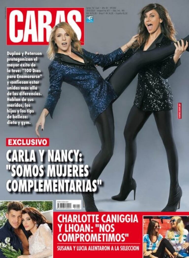 ¡La tapa de Caras de la polémica! Nancy Dupláa y Carla Peterson, ¿excedidas en Photoshop?