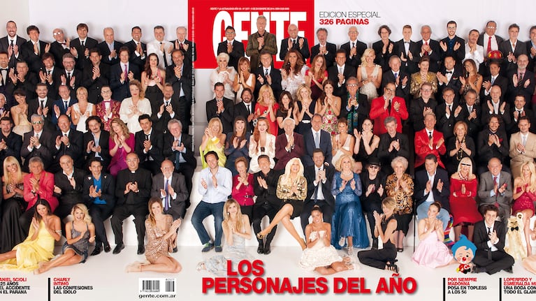 La tapa de los Personajes del Año de Gente.