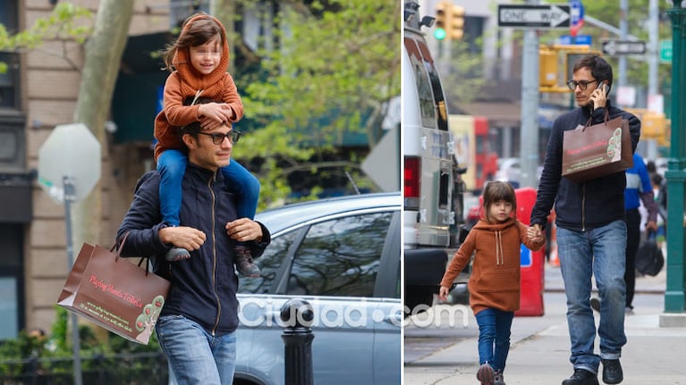 La tarde de paseo y sonrisas de Gael García Bernal junto a su hija, Libertad. (Foto: Grosby Group)