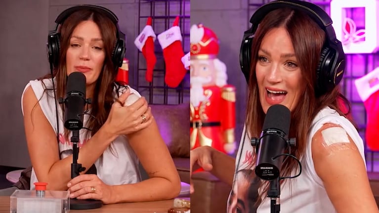 La terrible caída de Paula Chaves mientras jugaba con sus hijos (Captura de Olga, Tapados de laburo)