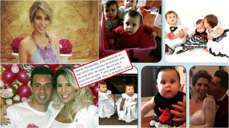 La tierna carta de Cinthia Fernández para Matías Defederico (Fotos: Web e Instagram)