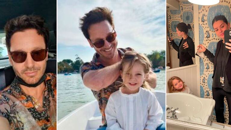 La tierna foto de Benjamín Vicuña con su hija Magnolia, tras reencontrarse con China Suárez en Madrid