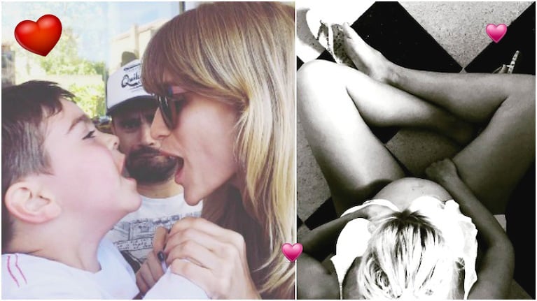 La tierna foto de Brenda Gandini y su sùper panza que publicó Gonzalo Heredia en Instagram (Fotos: Instagtam)