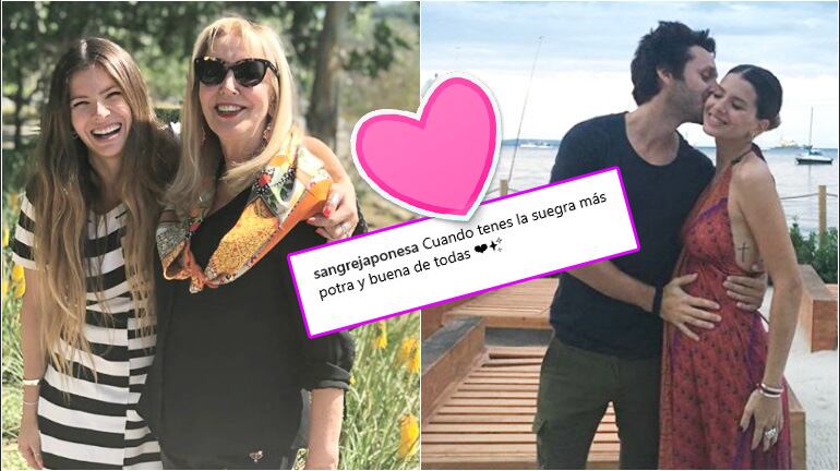La tierna foto de La China Suárez con la mamá de Benjamín Vicuña: Cuando tenés la suegra más potra y buena de...
