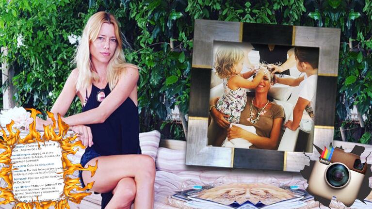 La tierna foto de Nicole en la peluquería con sus hijas… y un particular detalle. (Foto: Instagram)