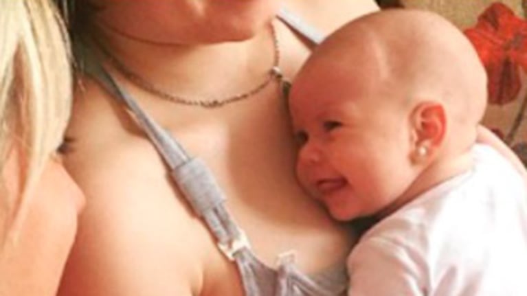 La tierna foto de Tamara Pettinato, chocha con su sobrina: 45 días