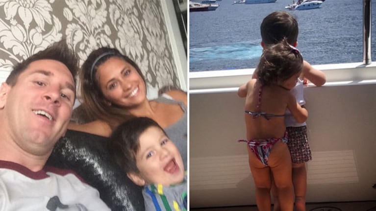 La tierna foto de Thiago junto a su "primer amor". (Foto: Instagram)