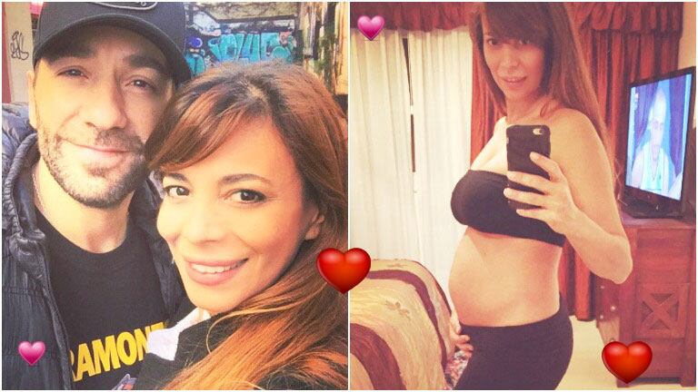 La tierna foto de Ximena Capristo embarazada de 4 meses (Fotos: Twitter)