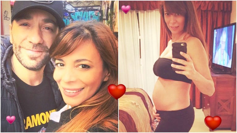 La tierna foto de Ximena Capristo embarazada de 4 meses (Fotos: Twitter)