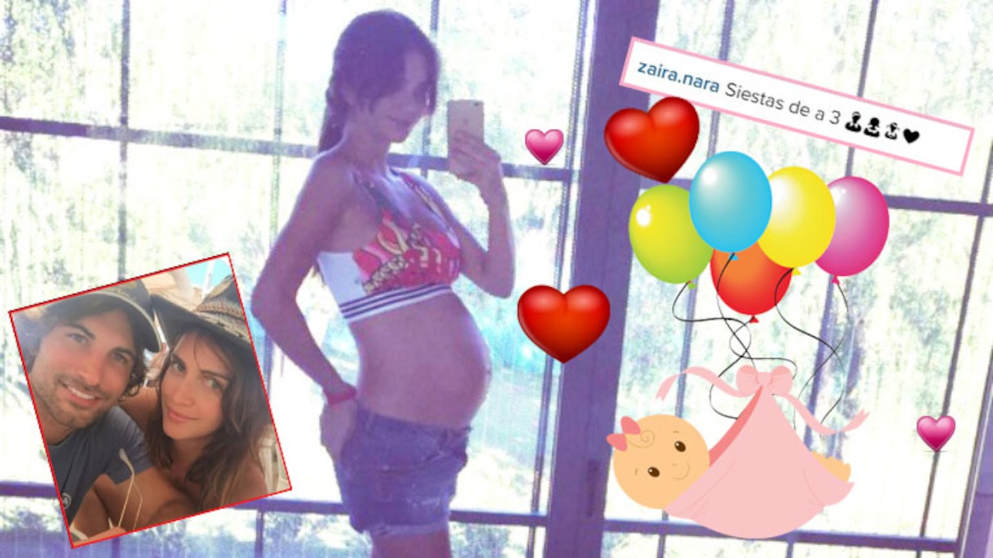 La tierna foto de Zaira Nara embarazada de 7 meses (Foto: Instagram)