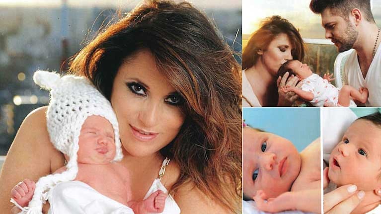 La tierna producción fotográfica de Callejón con su hija (Foto: Revista Caras)