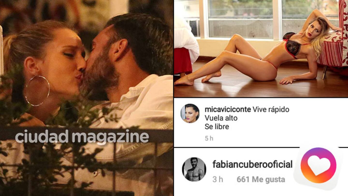 La tierna reacción de Fabián Cubero a una foto súper sexy de Mica Viciconte