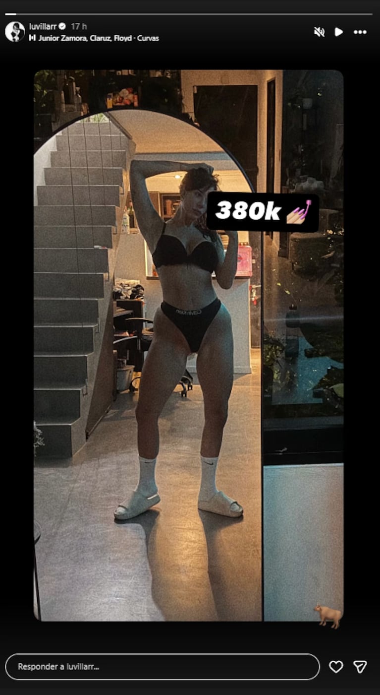 La Tora sorprende en ropa interior: el resultado de su riguroso entrenamiento físico. Crédito: Instagram