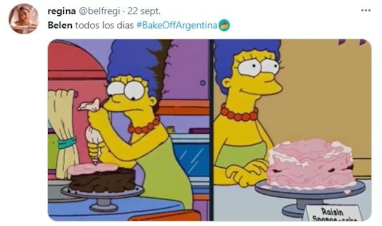 La torta con forma de sol de Belén en Bake Off Argentina generó una catarata de memes en las redes sociales