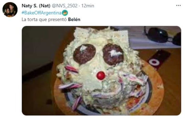 La torta con forma de sol de Belén en Bake Off Argentina generó una catarata de memes en las redes sociales