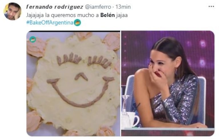 La torta con forma de sol de Belén en Bake Off Argentina generó una catarata de memes en las redes sociales