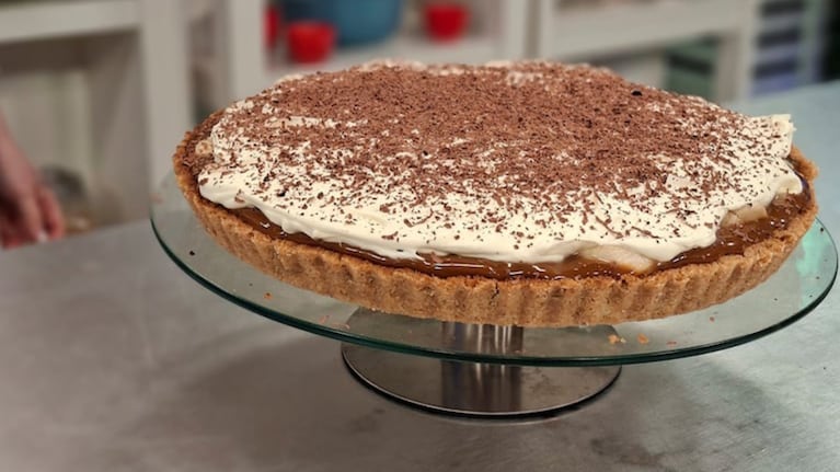 La torta de banana y leche (Banoffee) es un postre fácil y rendidor. Foto: Cucinare TV