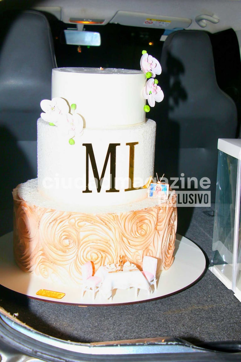 La torta del cumpleaños 99 de Mirtha Legrand (Foto: Movilpress)