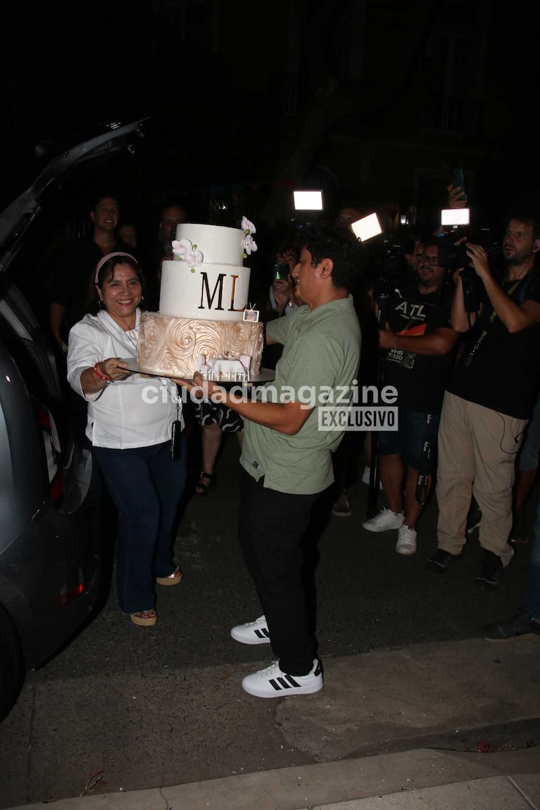 La torta del cumpleaños 99 de Mirtha Legrand (Foto: Movilpress)