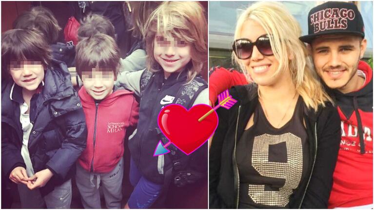 La traición del hijo de Wanda Nara a Mauro Icardi (Fotos: Web e Instagram)