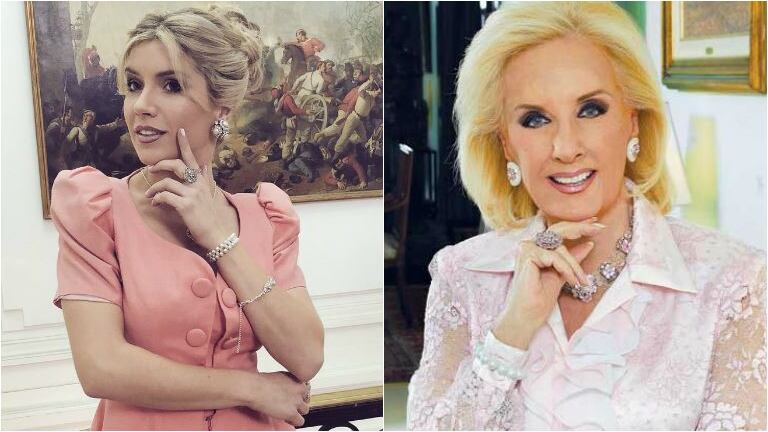 La transformación de Laurita Fernández… ¡como Mirtha Legrand!: Un honor