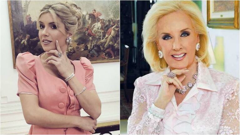 La transformación de Laurita Fernández… ¡como Mirtha Legrand!: Un honor