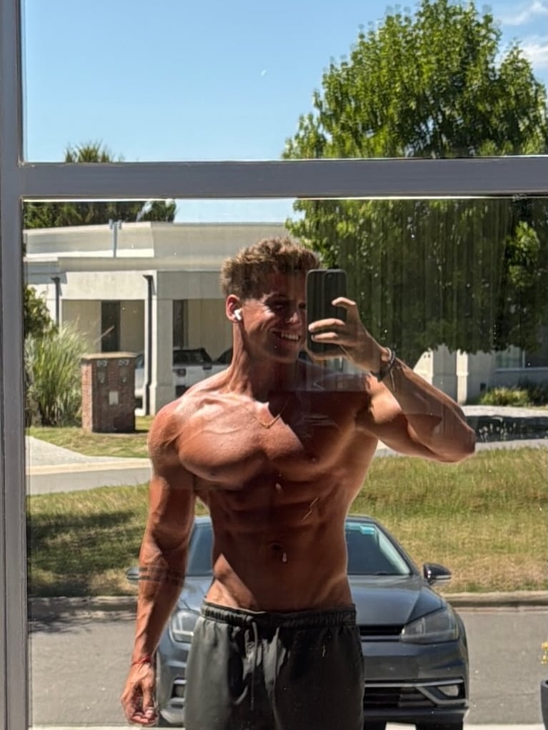 La tremenda transformación física de Manuel Ibero a tres semanas de salir de Gran Hermano (captura de Instagram)