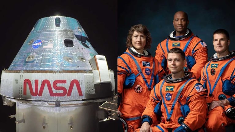 La tripulación de la misión Artemis II (Foto: @nasa)