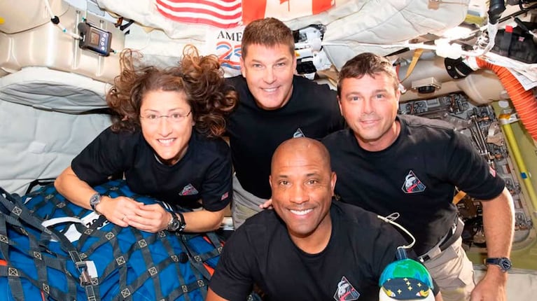 La tripulación de la misión Artemis II (Foto: @nasa)