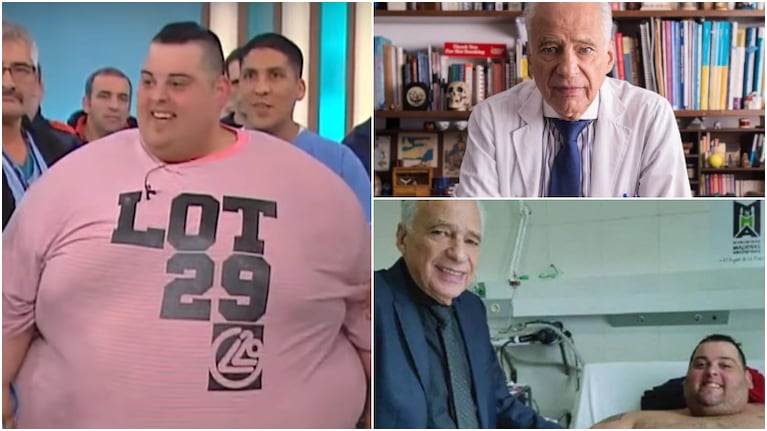 La triste despedida de Alberto Cormillot a Maxi Oliva, el primer ganador de Cuestión de peso, en Twitter