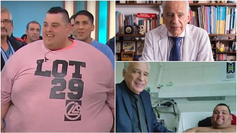 La triste despedida de Alberto Cormillot a Maxi Oliva, el primer ganador de Cuestión de peso, en Twitter