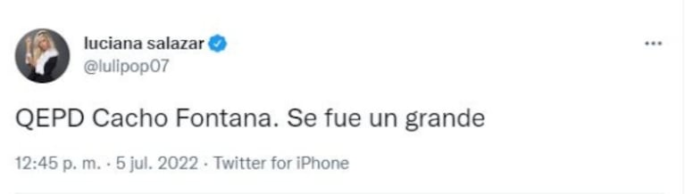 La tristeza de los famosos por la muerte de Cacho Fontana: sus mensajes de despedida